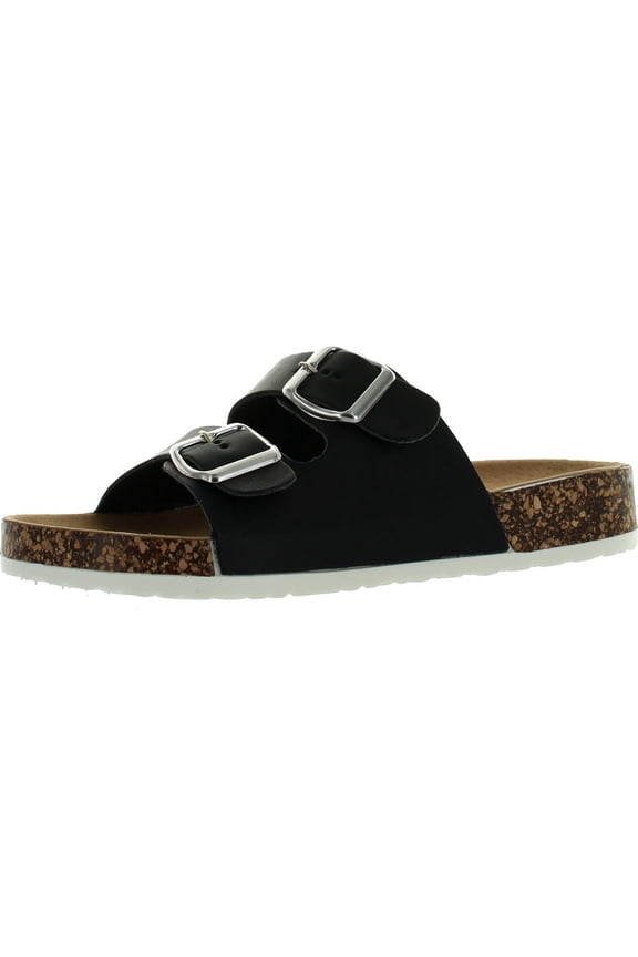 Womens Michiko-01 Double Strap Buckle Casual Sandals