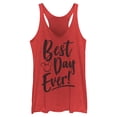 thumbnail image 1 of Womens Mickey & Friends Best Day Ever Racerback Tank, 1 of 4