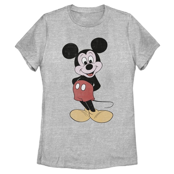 Womens Mickey & Friends Classic Cartoon Smile T Shirt