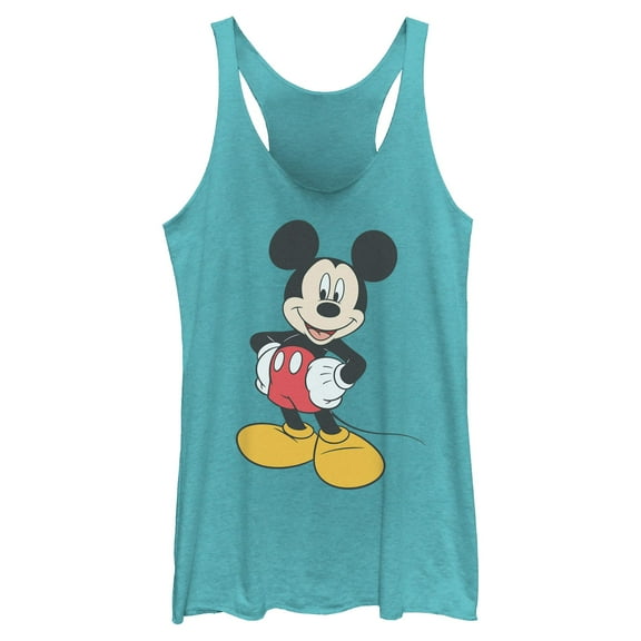 Womens Mickey & Friends Classic Glove Pose Racerback Tank