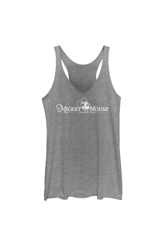 Womens Mickey & Friends Country Club Mickey Racerback Tank