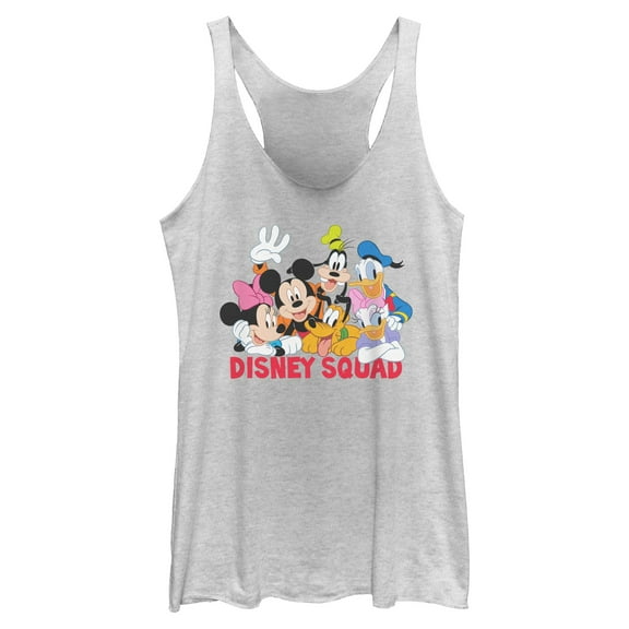 Womens Mickey & Friends Disney Squad Group Shot Racerback Tank