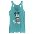 thumbnail image 1 of Womens Mickey & Friends Distressed Icon Pose Racerback Tank, 1 of 4