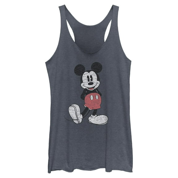 Womens Mickey & Friends Distressed Icon Pose Racerback Tank