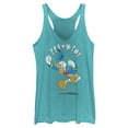 thumbnail image 1 of Womens Mickey & Friends Donald Duck Angry Jump Racerback Tank, 1 of 4