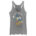 thumbnail image 1 of Womens Mickey & Friends Donald Duck Angry Jump Racerback Tank, 1 of 4