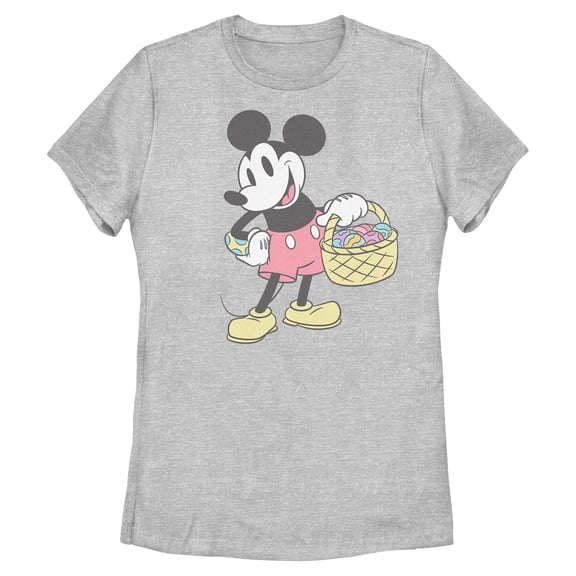 Womens Mickey & Friends Easter Basket Mickey T Shirt