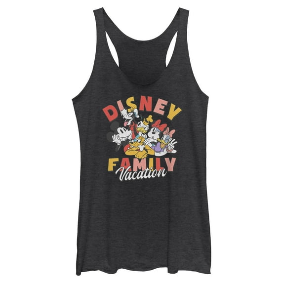 Womens Mickey & Friends Family Vacation Racerback Tank