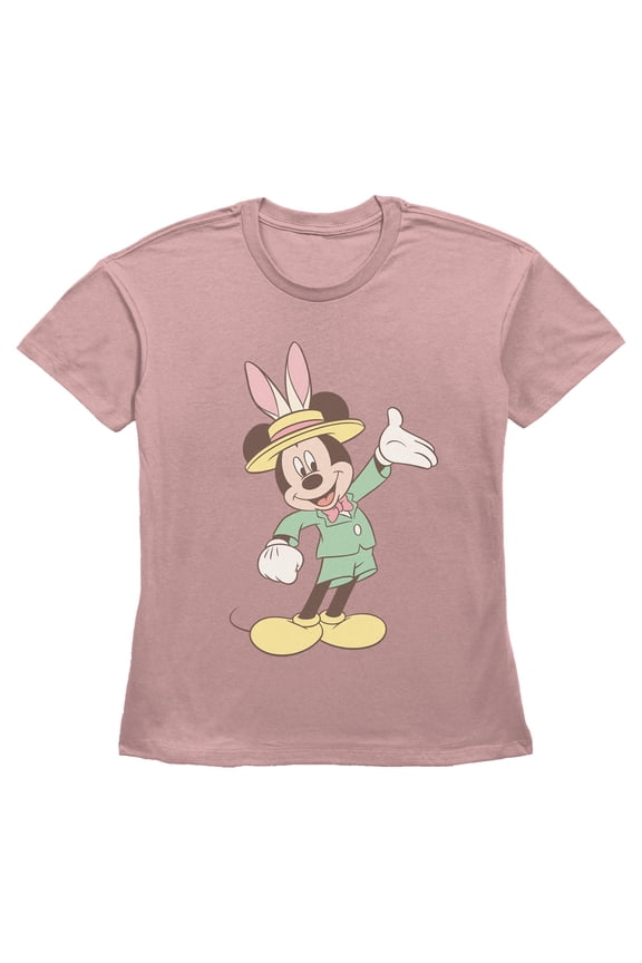 Womens Mickey & Friends Happy Easter Happy Suit T Shirt