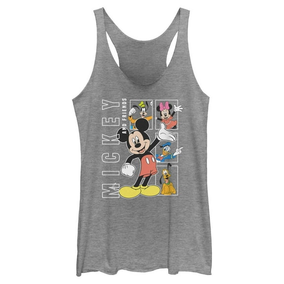 Womens Mickey & Friends Happy Pals Racerback Tank