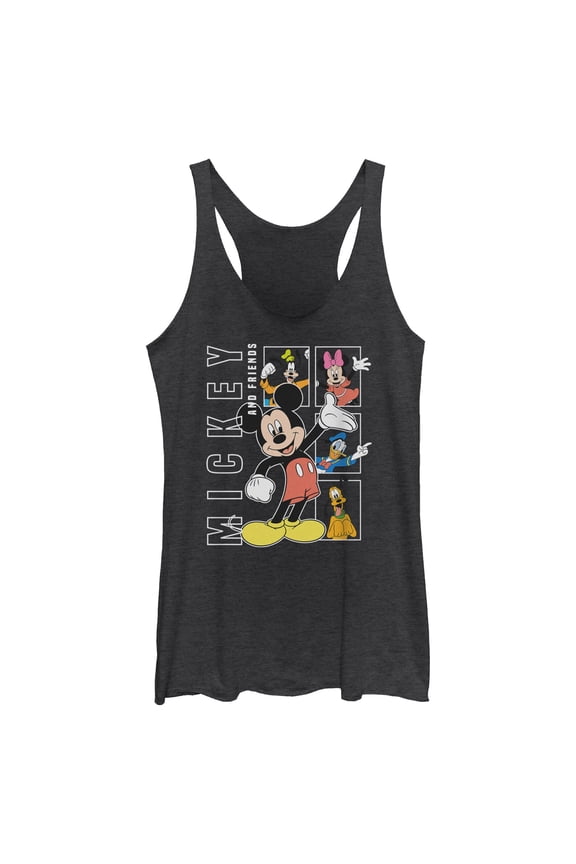 Womens Mickey & Friends Happy Pals Racerback Tank