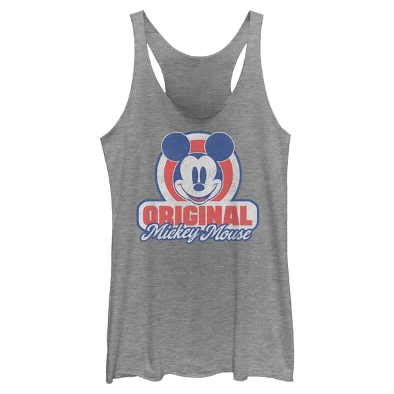Womens Mickey & Friends Original Retro Logo Racerback Tank