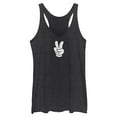 thumbnail image 1 of Womens Mickey & Friends Peace Sign Gloves Racerback Tank, 1 of 4