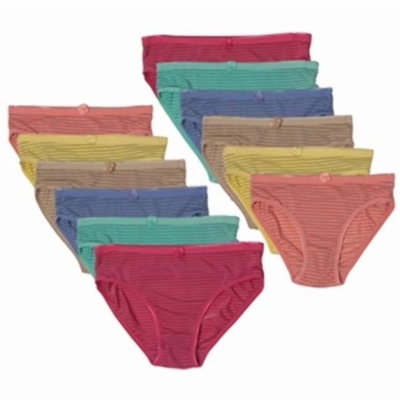 Womens Microfiber Panties - Assorted Color, Size 5-7 - Case of 72