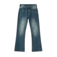 thumbnail image 1 of Womens Mid Rise Jeans with Pockets Durable Denim for Everyday Casual Wear Classic Fit Bottoms for Versatile Style, 1 of 7