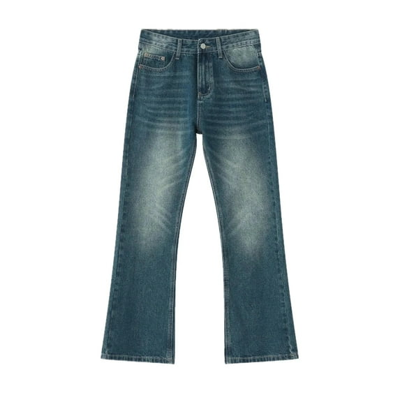 Womens Mid Rise Jeans with Pockets Durable Denim for Everyday Casual Wear Classic Fit Bottoms for Versatile Style