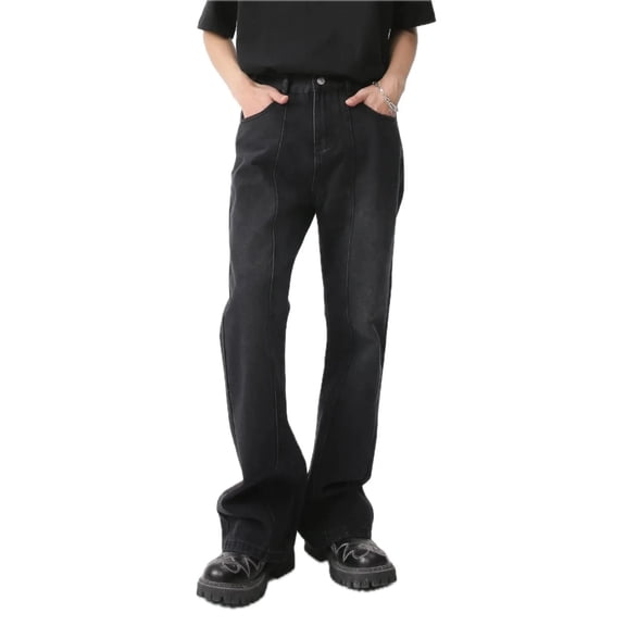 Womens Mid Rise Non Stretch Denim Jeans Casual Everyday Durable Classic Fit Cotton Blend Five Pocket Design Pants