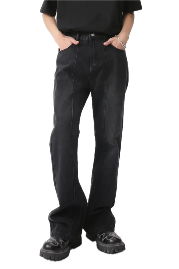 Womens Mid Rise Non Stretch Denim Jeans Casual Everyday Durable Classic Fit Cotton Blend Five Pocket Design Pants