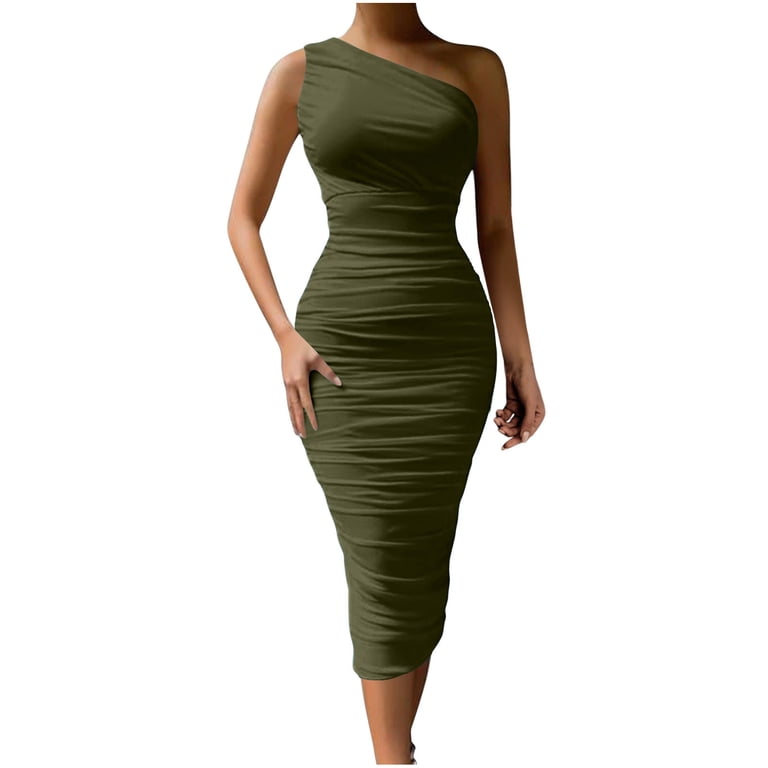 gold silk dress A Line V Neck Gold Satin Long Prom Dress,Formal Gown – jkprom