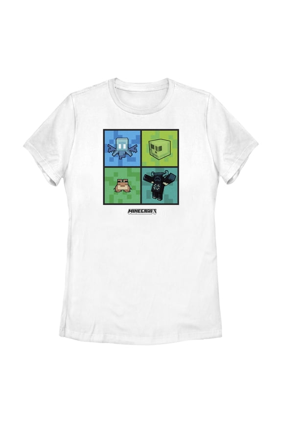 Womens Minecraft Animal Friends T Shirt