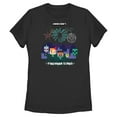 thumbnail image 1 of Womens Minecraft Firework Stars T Shirt, 1 of 4