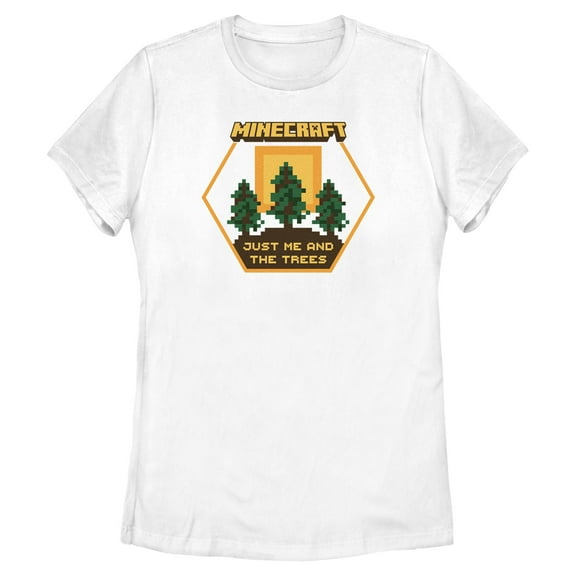 Womens Minecraft Just Me And The Trees T Shirt