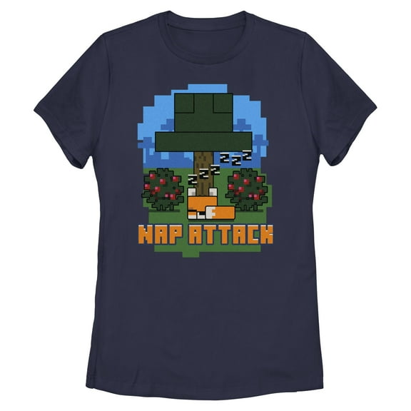 Womens Minecraft Nap Attack T Shirt