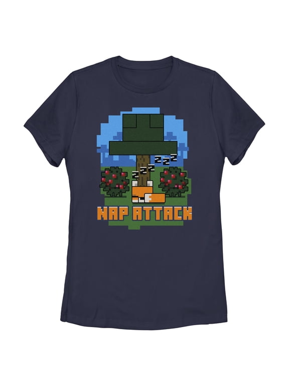 Womens Minecraft Nap Attack T Shirt