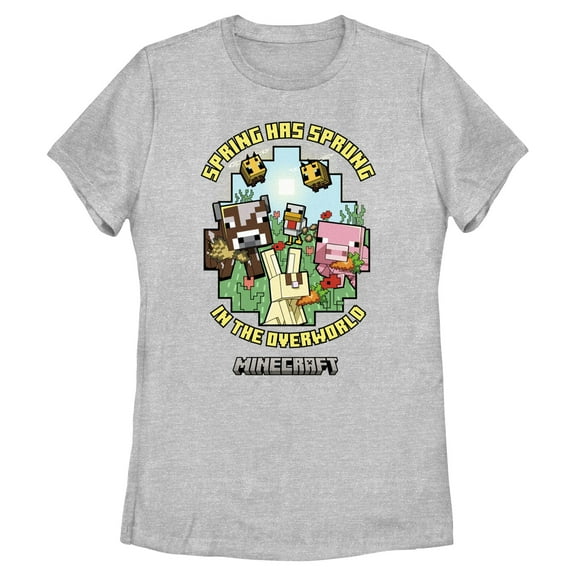 Womens Minecraft Spring Has Sprung T Shirt