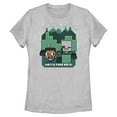 thumbnail image 1 of Womens Minecraft Steve Watch Your Back T Shirt, 1 of 4