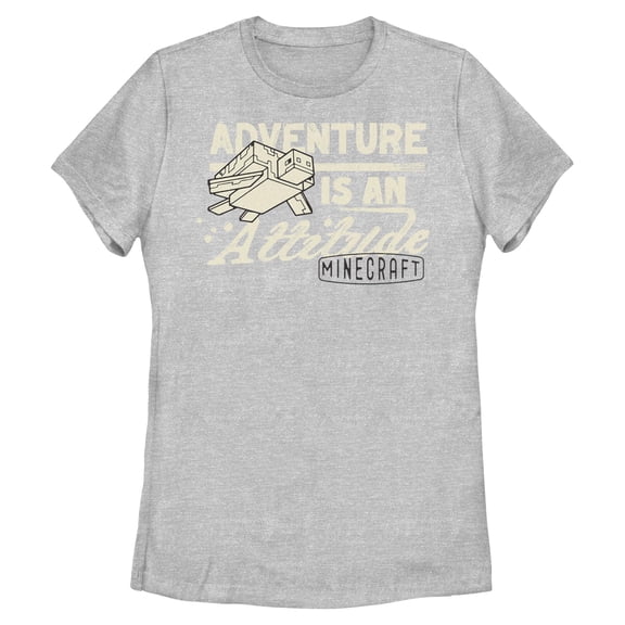 Womens Minecraft Turtle Adventure Is an Attitude T Shirt