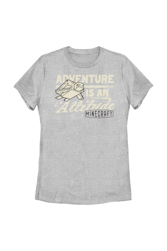 Womens Minecraft Turtle Adventure Is an Attitude T Shirt