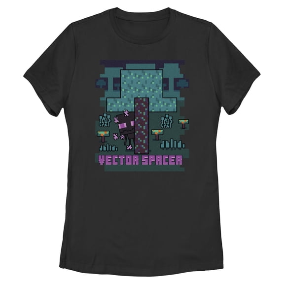 Womens Minecraft Vector Spacer T Shirt