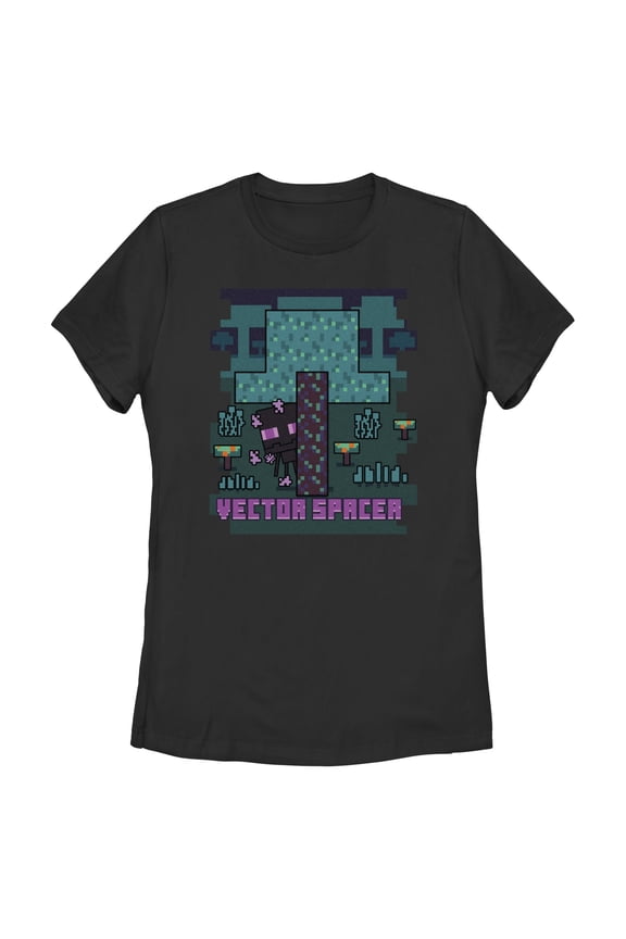 Womens Minecraft Vector Spacer T Shirt