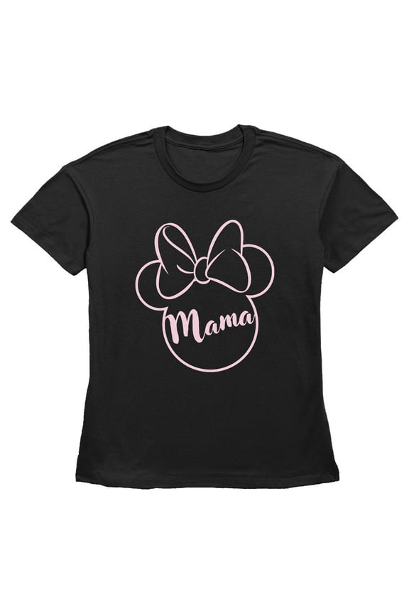 Womens Minnie Mouse Mama Logo T Shirt