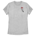 thumbnail image 1 of Womens Minnie Mouse Stethoscope Bow Silhouette T Shirt, 1 of 5