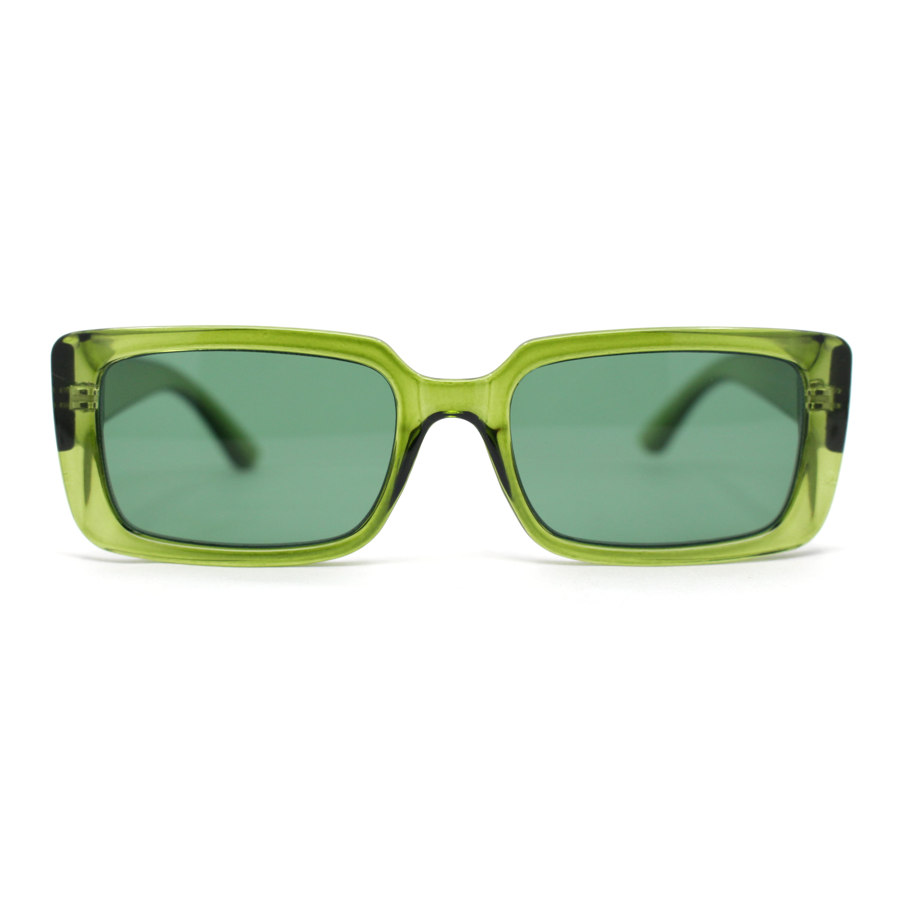 Chic Green Square Sunglasses display picture 2