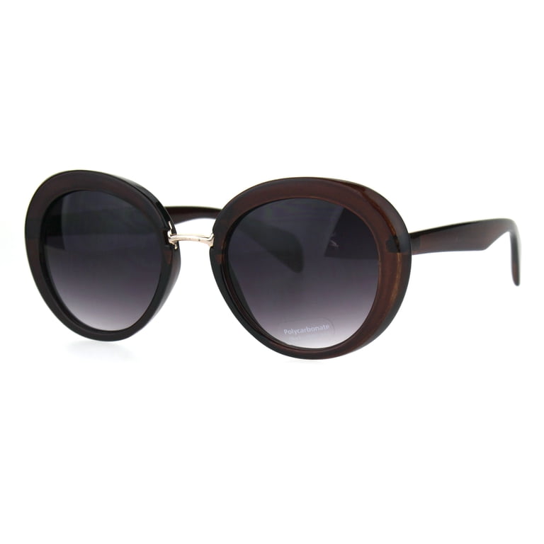 Classic Black Women\'s Sunglasses - Sleek Round Frames AVAWAY Round Black Polarized Sunglasses for Women UV 400  main image 4
