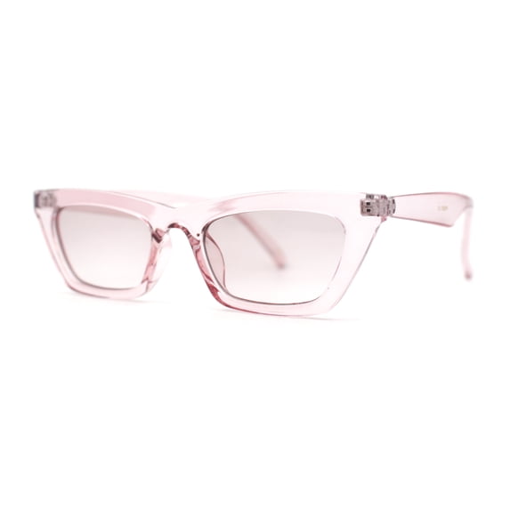 Womens Mod Squared Cat Eye Sunglasses All Pink