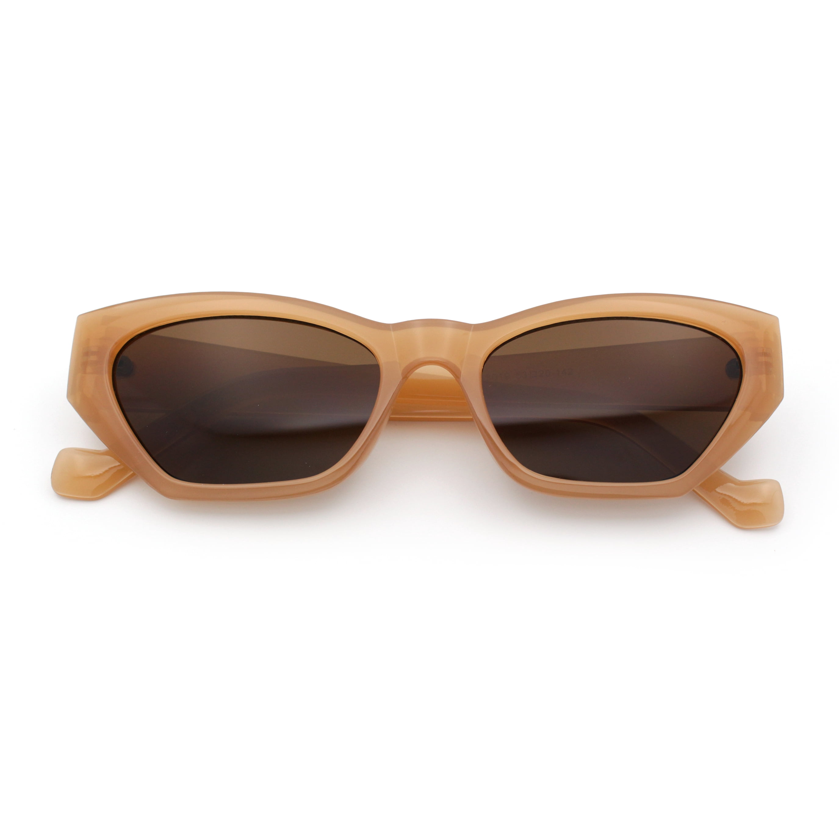 Tan Full Rim Cat Eye‎ Sunglasses Kendall + Kylie Emma Cat Eye Sunglasses Tan Crystal Frame  main image 4