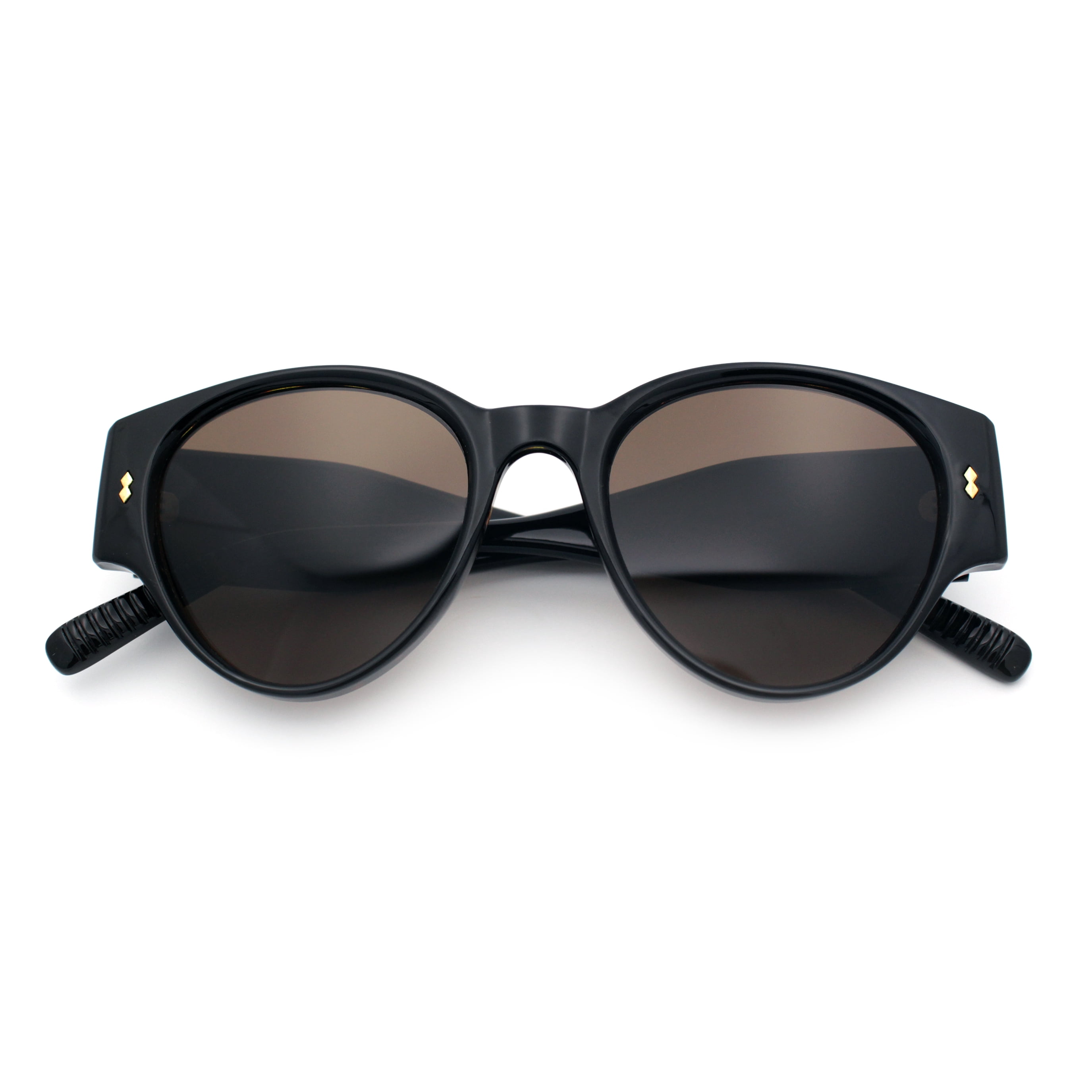 Brown Women\'s Fashion Sunglasses with Stud Accents All In My Business main image 2