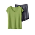 thumbnail image 1 of Womens Modal Pajamas Sets with Short Comfy Sleepwear Cap Sleeve Tops Nightwear 2 Piece Pjs Loungewear, 1 of 6