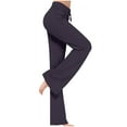 thumbnail image 1 of Womens Modal Yoga Pants Tummy Control Leggings Drawstring Trousers Slim Fit Jogger Pants Stretch Flared Sweatpants Comfy, 1 of 6