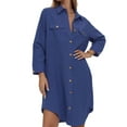 thumbnail image 1 of Womens Modern Swimsuit Cover Up Blouse Button Down Shirt Dresses Duster Cardigan for Beach Vacation 2026, 1 of 8