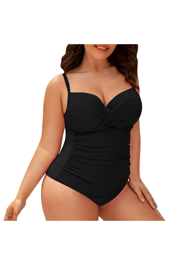 Womens Modest One Piece Swimsuit Athletic Racing Swimsuit with Print Color Block Design Compression Fit Competitive Bathing Suit with Built-in Bra Black