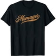 thumbnail image 1 of Womens Momager Funny Mom Manager Mother'S Day T-Shirt White X-Large, 1 of 5