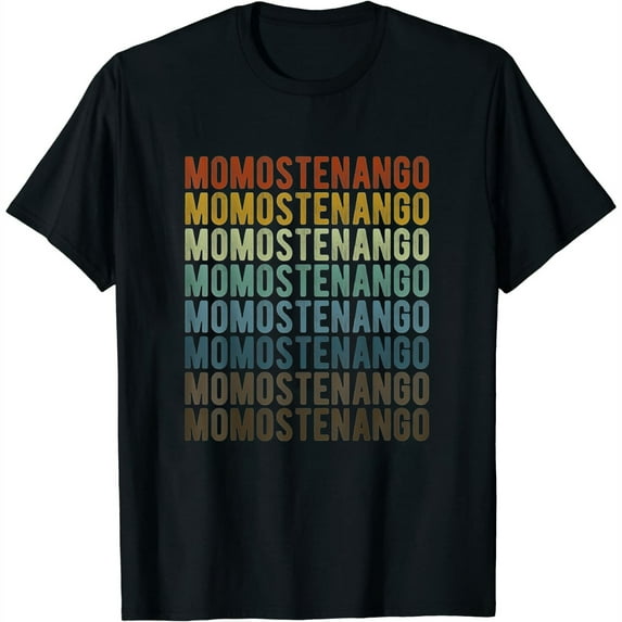 Womens Momostenango City Guatemala Retro T-Shirt Black Large