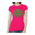 thumbnail image 1 of Womens More Feck/n Irish Short-Sleeve T-Shirt - Hot Pink - Small, 1 of 1