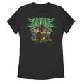 thumbnail image 1 of Womens Mortal Kombat II Baraka in Action Green Pose T Shirt, 1 of 5
