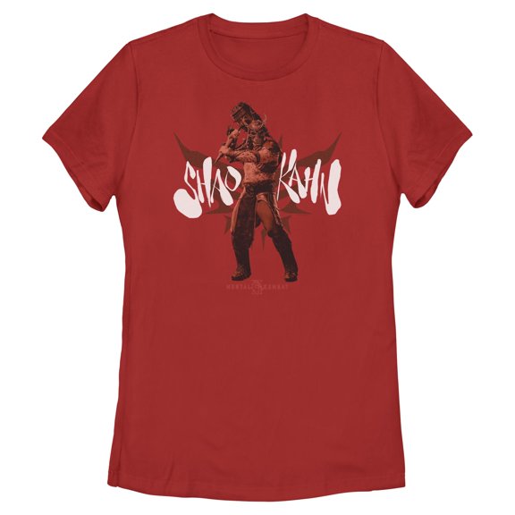 Womens Mortal Kombat II Shao Kahn Wrath Hammer Pose T Shirt